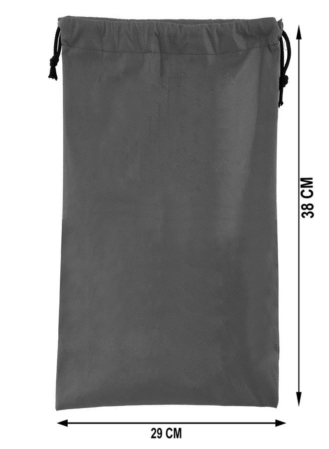 Whitecloud TRANSFORMING HOMES Shoe Bag for Travel & Storage Organizer for Women & Men Accessories Shoe Organizer Shoe Bags Pouches Travel Shoe Cove & Pouch (SP221) (Grey, Pack of 6) - Image 3